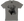 A gray brown colored tshirt with a moose sketched image on the front of the tshirt. There is a small bird on the Moose's antler. The words 