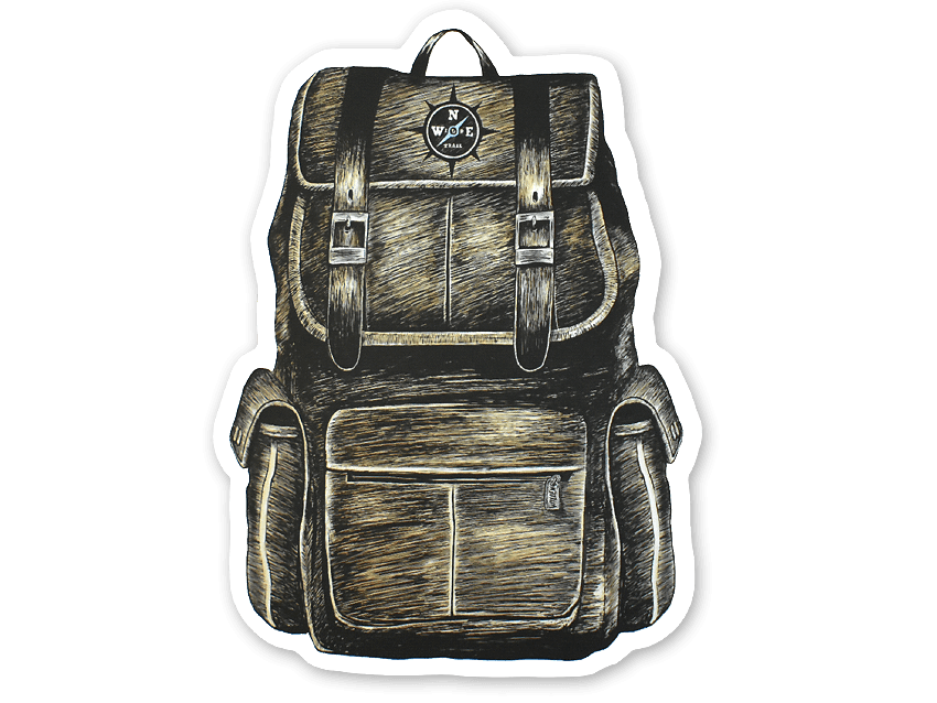 Backpack Sticker – Wilden Trail